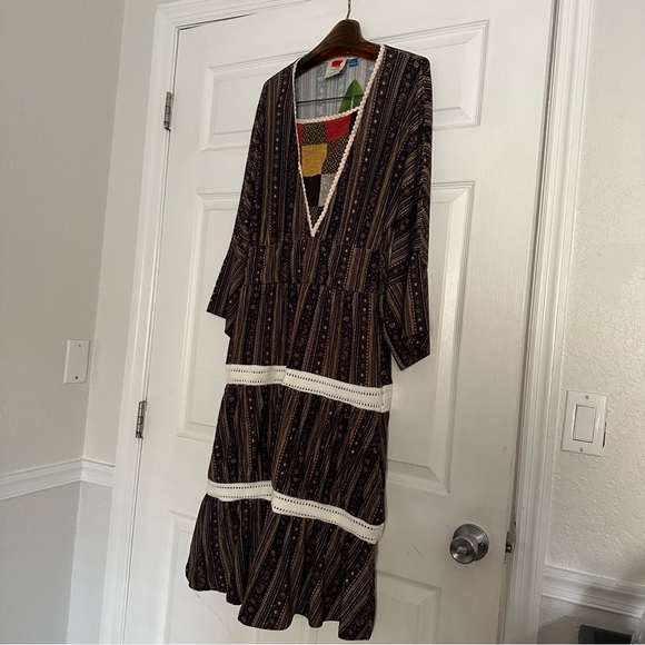 NWT FARM RIO ANTHROPOLOGIE MIDI DRESS - Picture 5 of 9